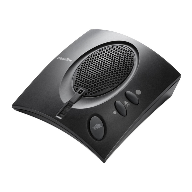 Clear One Chat 50 Manuel utilisateur