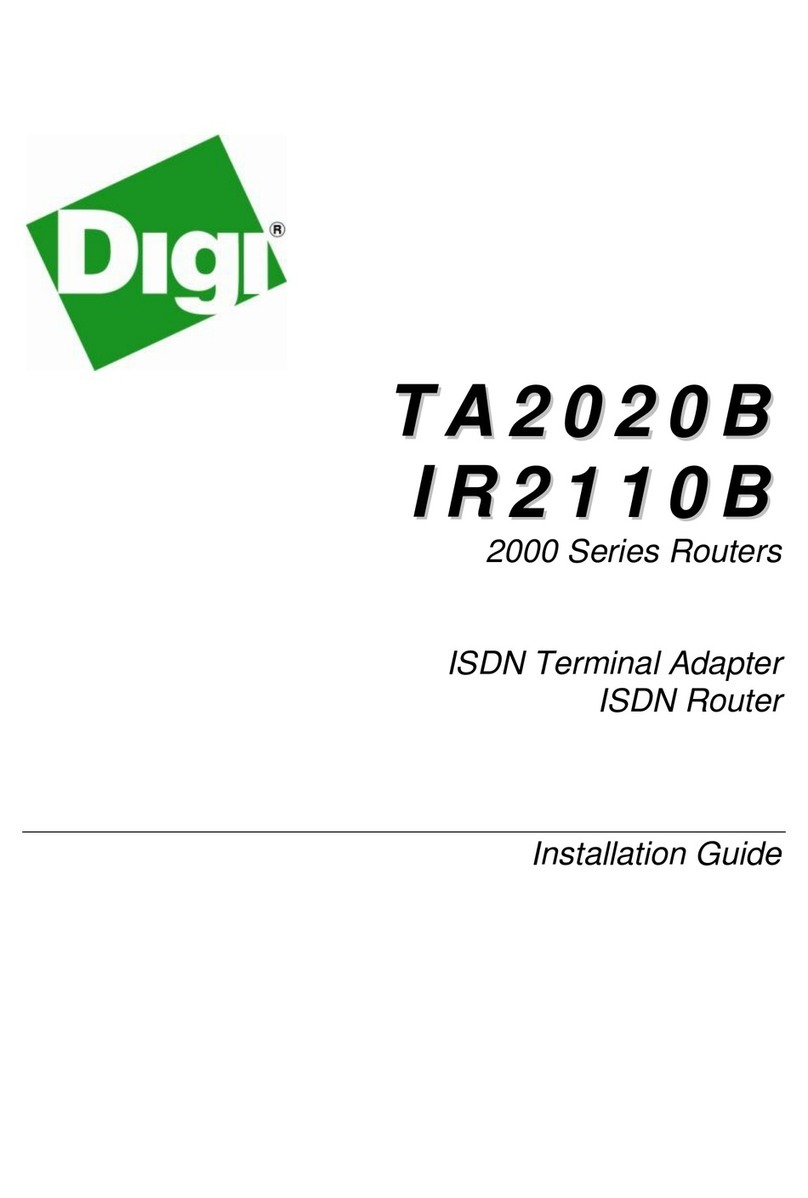 Digi TA2020B Manuel utilisateur Digi TA2020B Manuel utilisateur