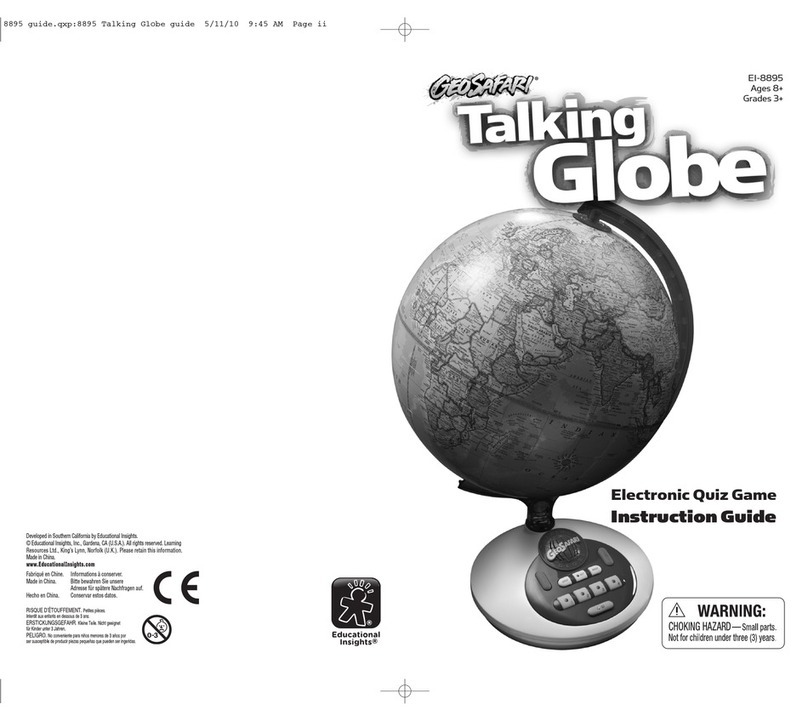 Educational Insights GeoSafari Talking Globe Manuel