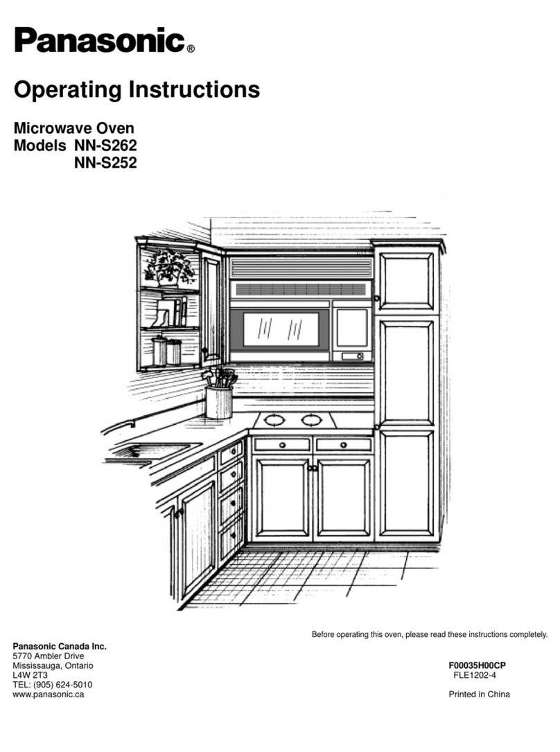 Panasonic NN-S262 Manuel utilisateur