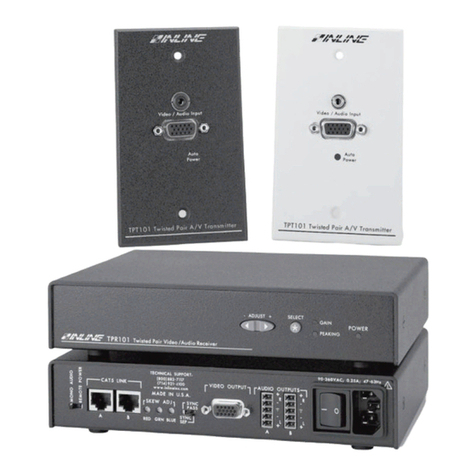 Extron electronics TPT101 Manuel utilisateur