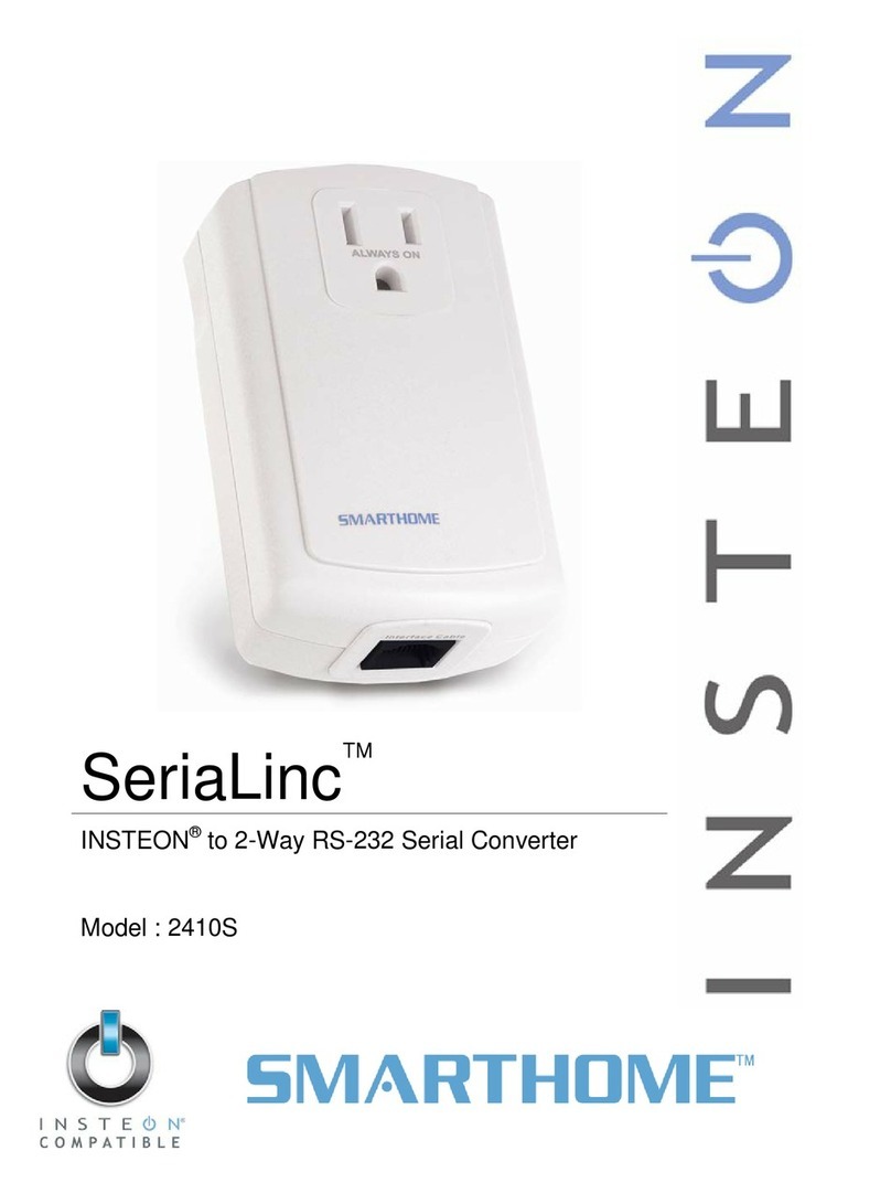 smart home SeriaLinc 2410S Manuel utilisateur