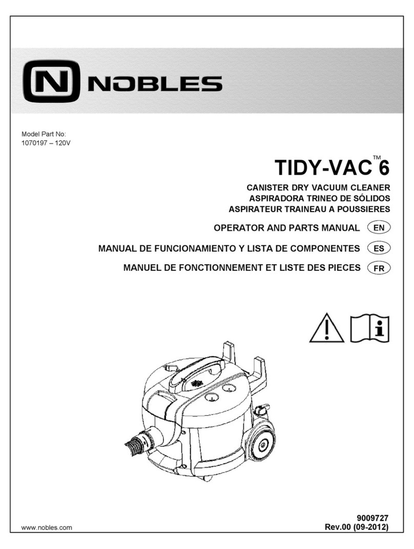 Nobles TIDY-VAC 6 Manuel du produit