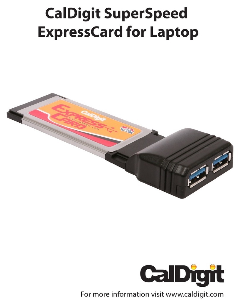 CalDigit SuperSpeed Manuel utilisateur