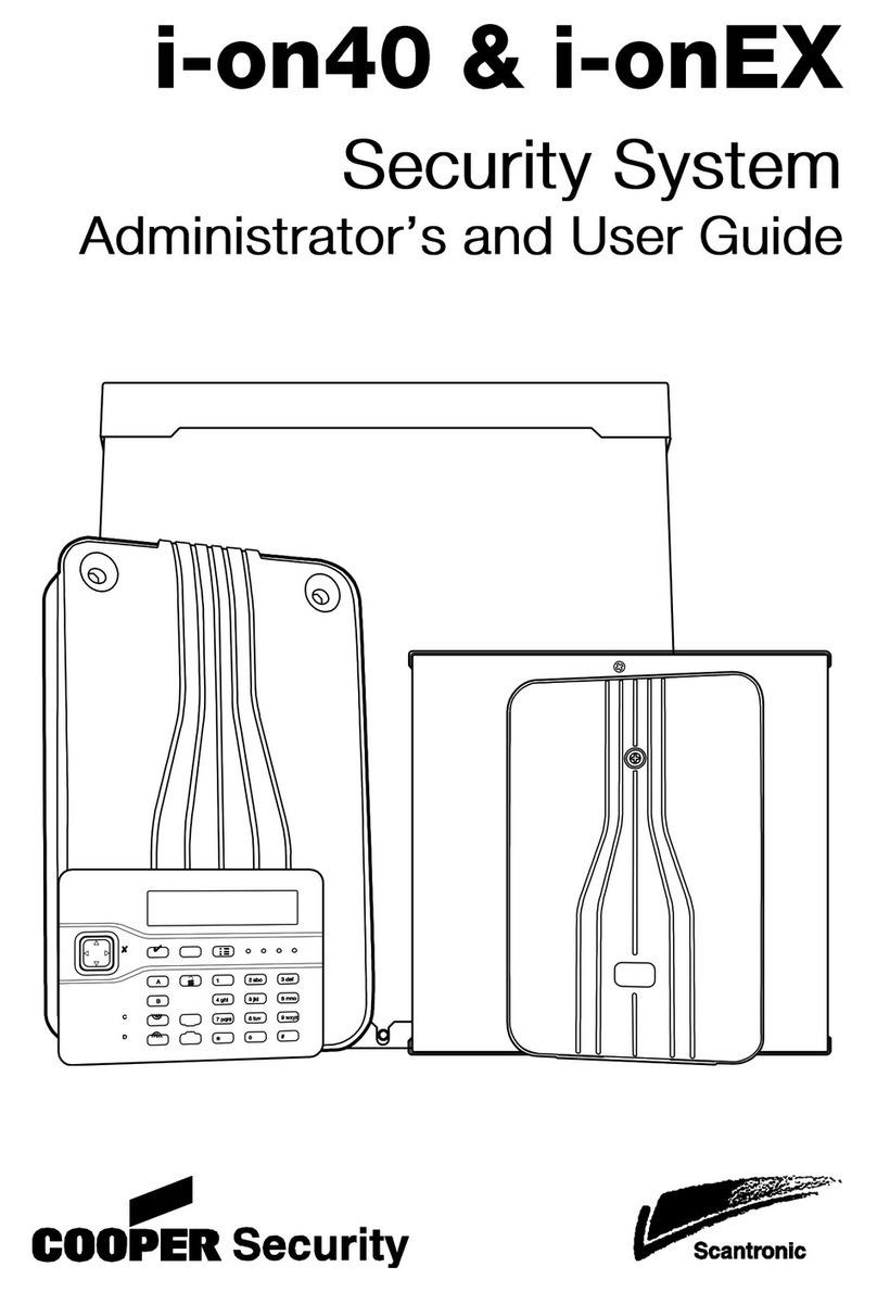 Cooper Security i-On 40 Manuel utilisateur