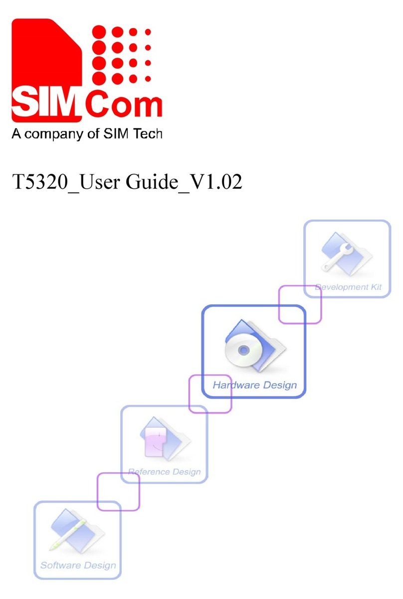 SimCom T5320 Manuel utilisateur