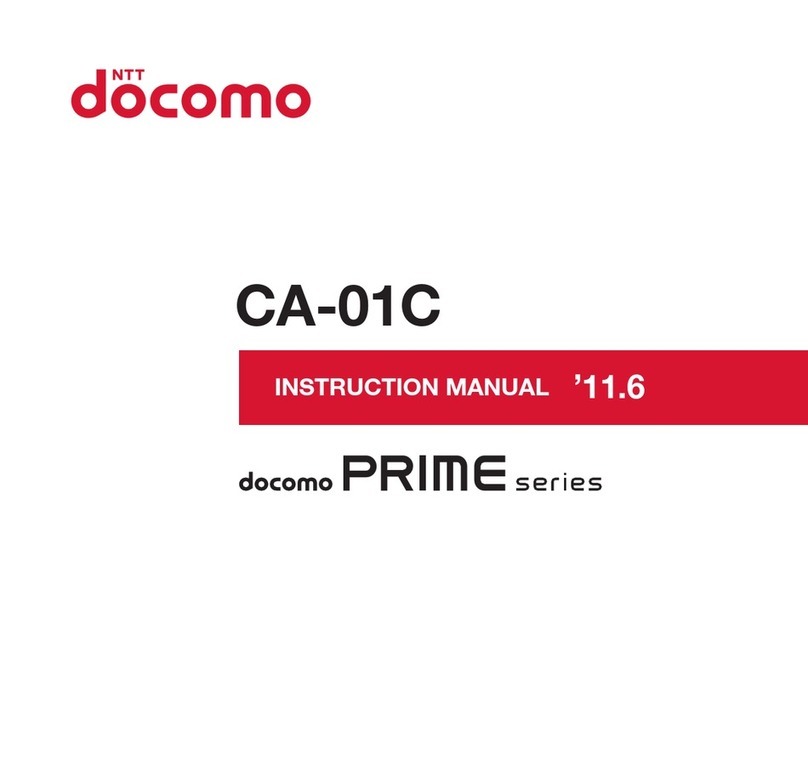 Docomo Prime CA-01C Manuel utilisateur