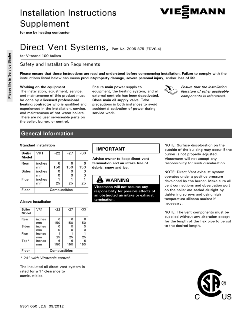 Viessmann FDVS-4 Manuel utilisateur