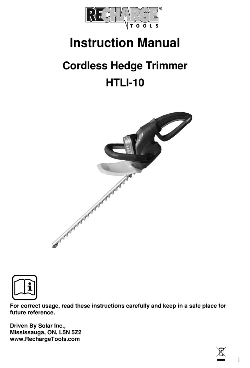 Recharge Tools HTLI-10 Manuel utilisateur