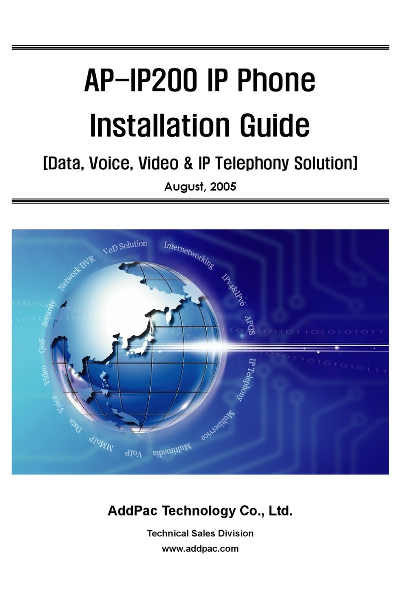 AddPac AP-IP200 Manuel utilisateur