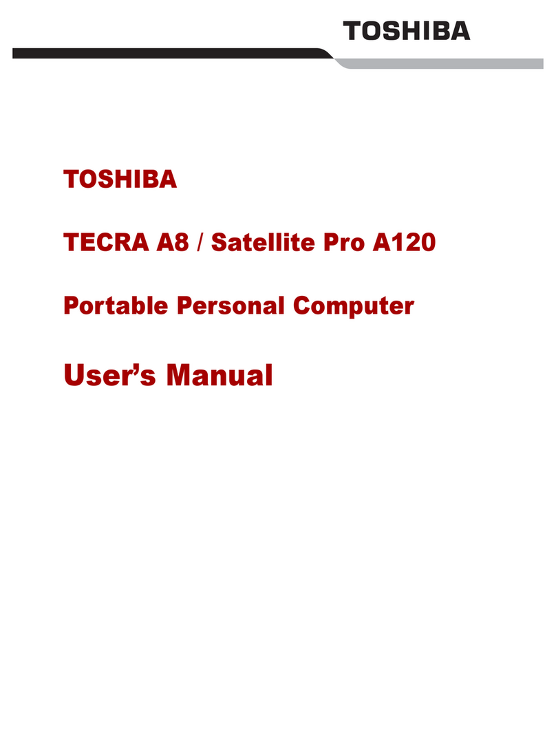Toshiba Tecra A8 Manuel utilisateur