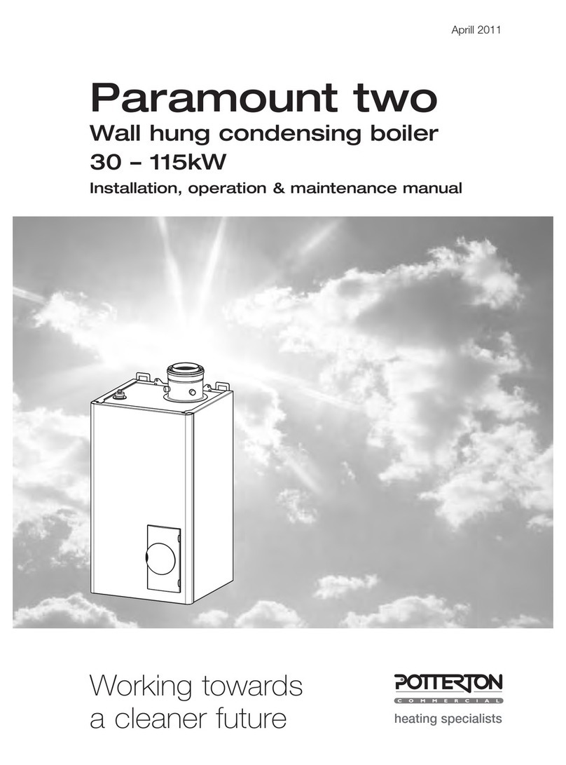 Potterton Paramount two Manuel d'instructions Potterton Paramount two Manuel d'instructions
