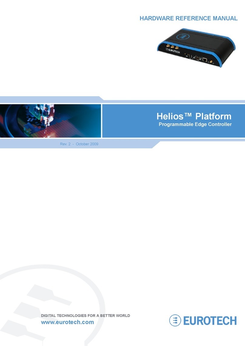 Eurotech Helios Guide rapide de l'utilisateur