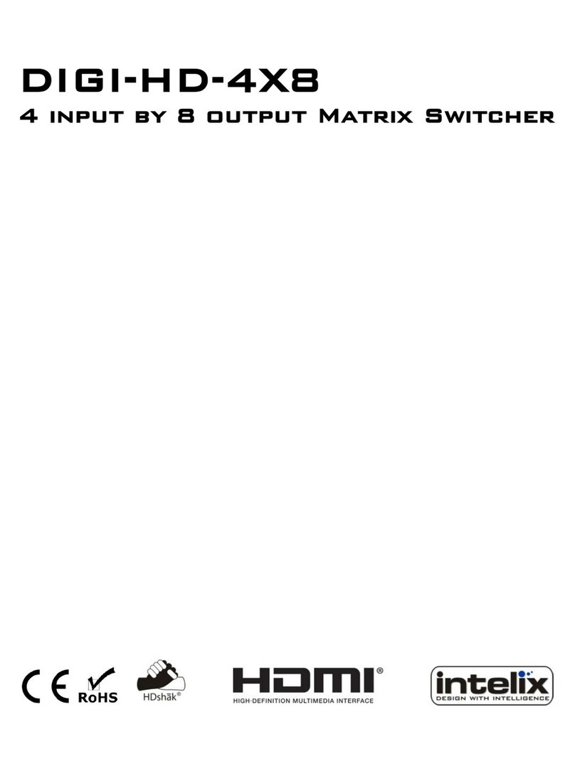 Intelix DIGI-HD-4X8 Manuel utilisateur
