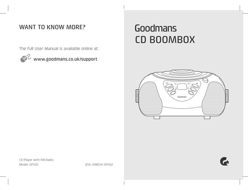 Goodmans GPS02 Manuel utilisateur