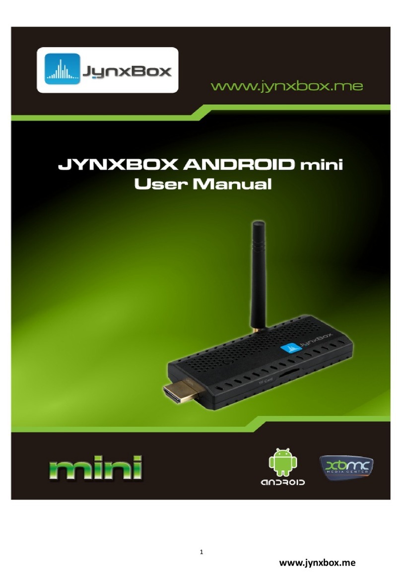 JynxBox MINI Manuel utilisateur