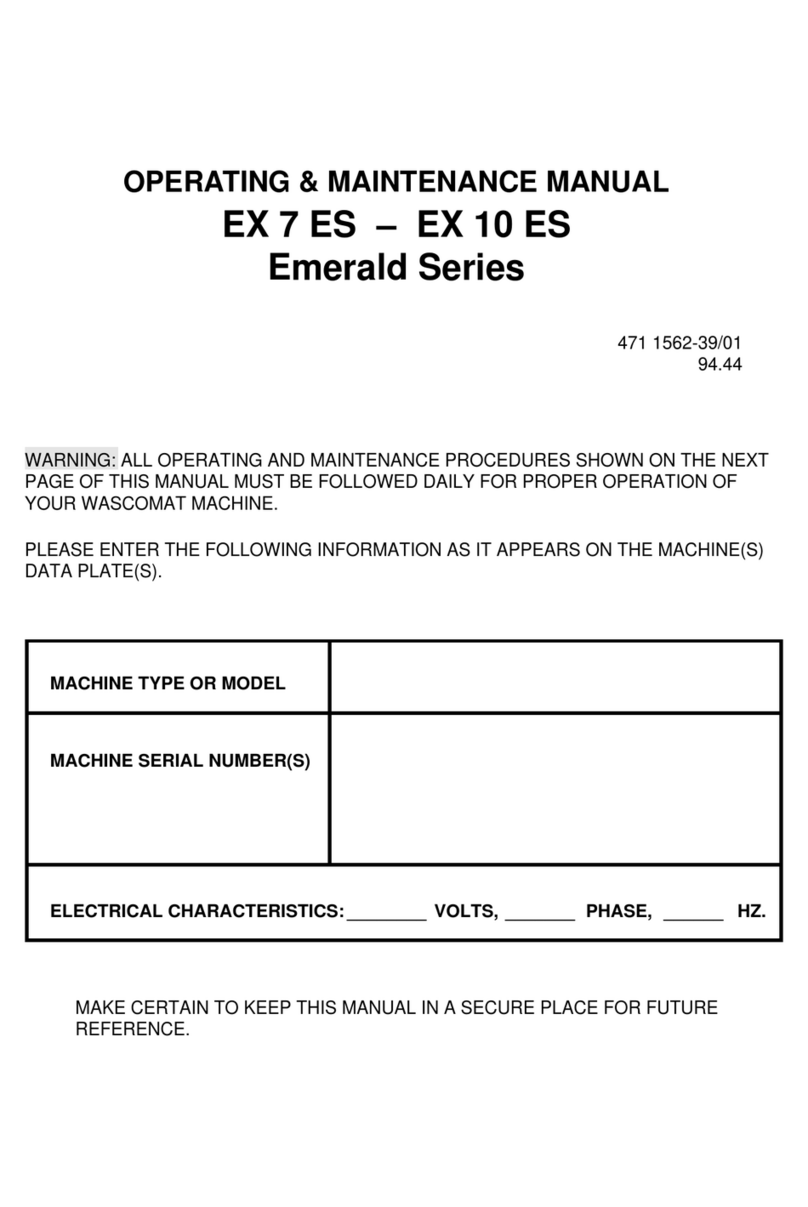 Wascom EX 7 ES Manuel d'installation et d'exploitation