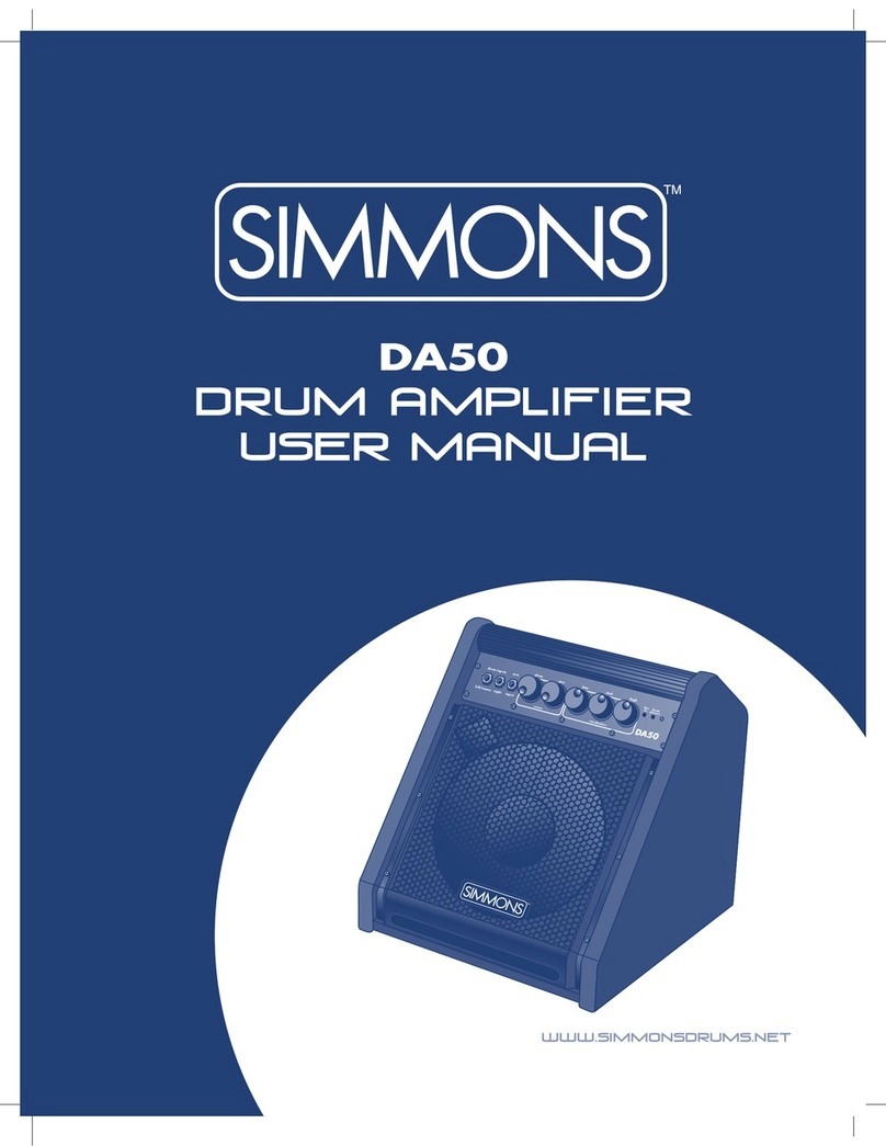 Simmons DA50 Manuel utilisateur
