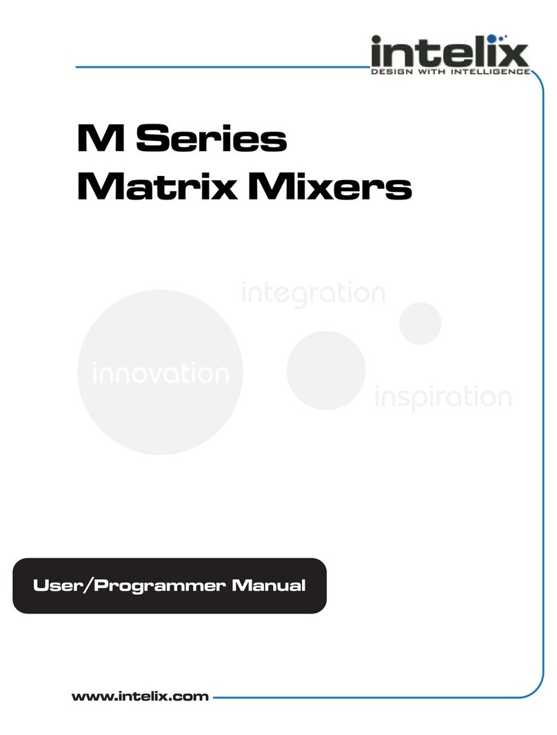 Intelix M Series Manuel utilisateur