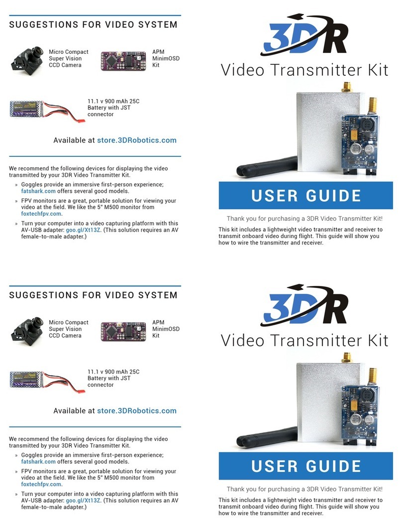 3D R Video Transmitter Ki Manuel utilisateur