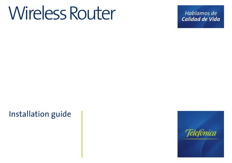 TELEFONICA Wireless Router Manuel utilisateur