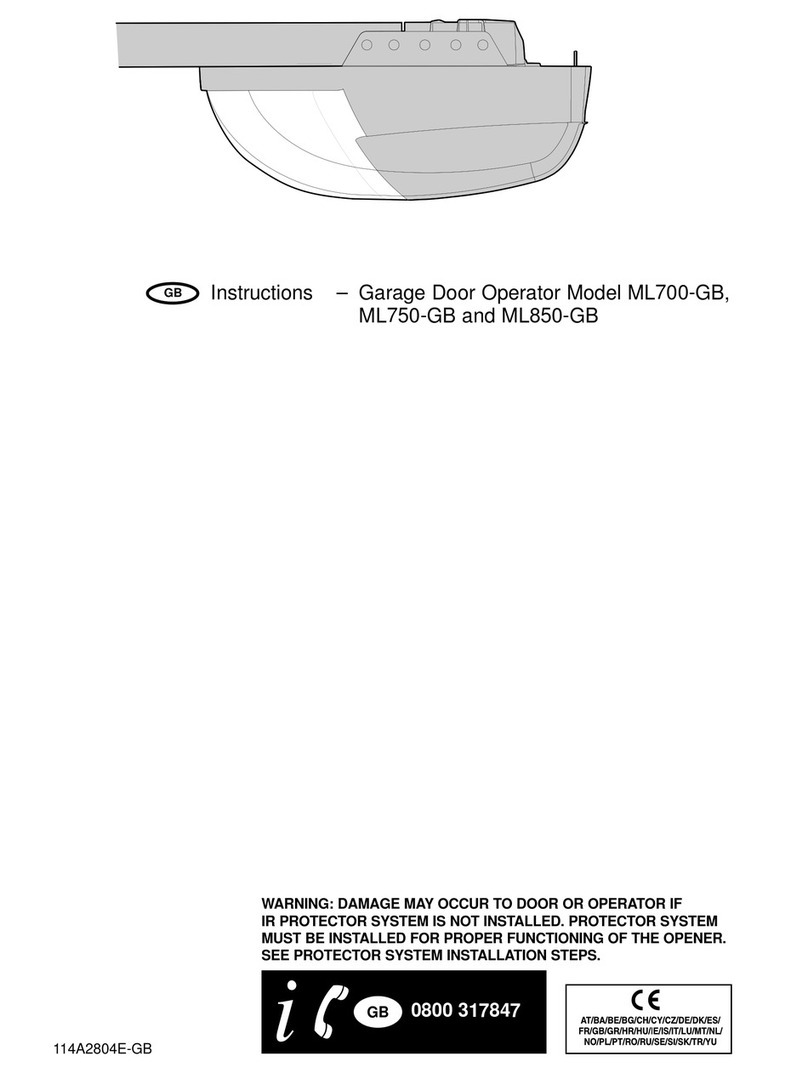 Chamberlain ML700-GB Manuel utilisateur