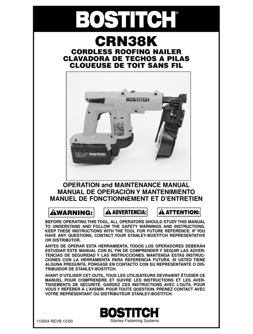 Bostitch CRN38K Manuel utilisateur