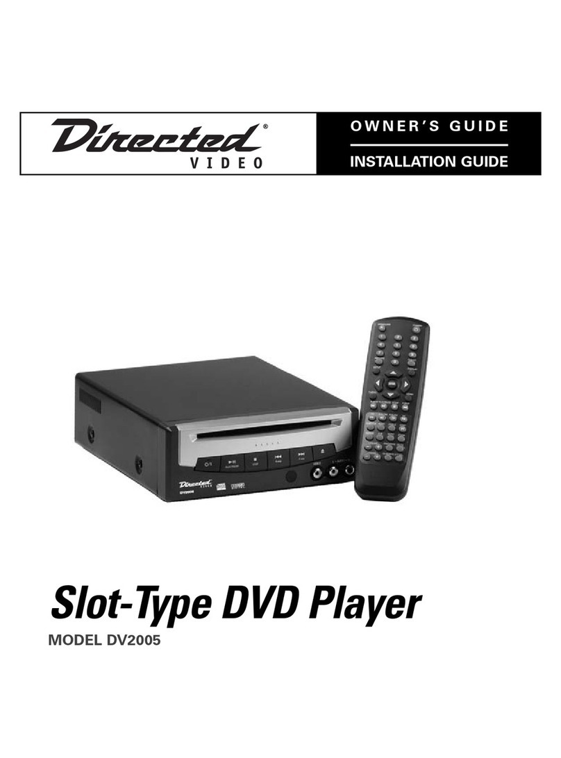 Directed Video DV2005 Manuel utilisateur Directed Video DV2005 Manuel utilisateur