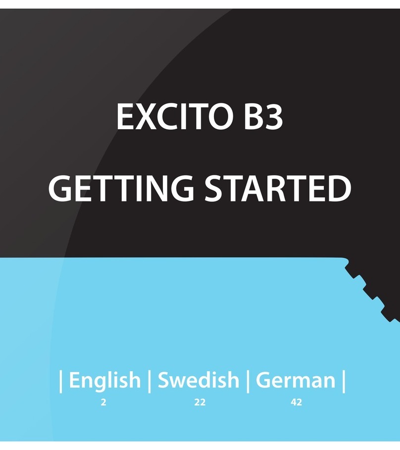 Excito B3 Manuel utilisateur