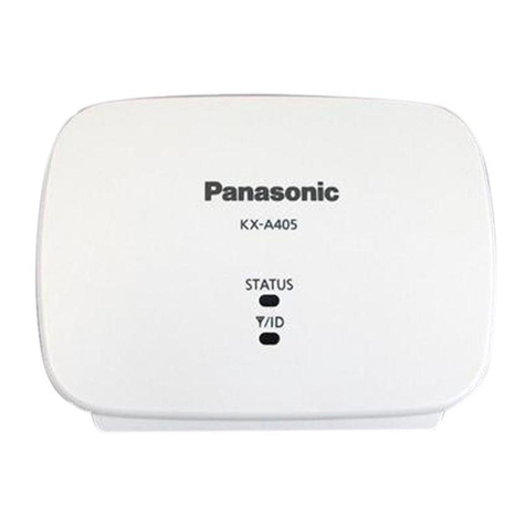 Panasonic KX-A405 Manuel utilisateur