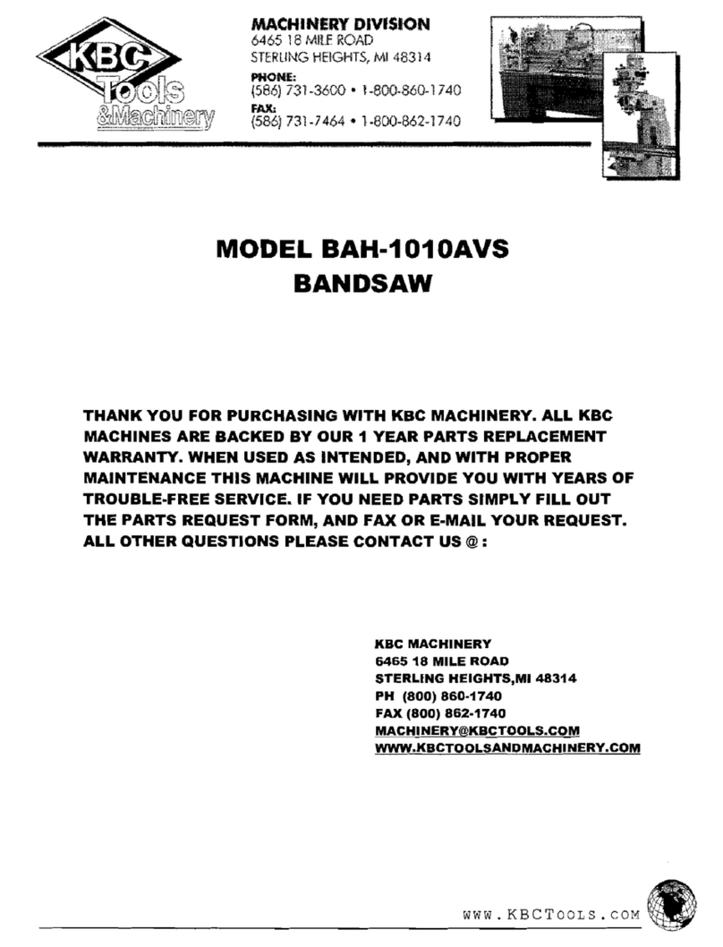 KBC BAH-1010AVS Manuel utilisateur