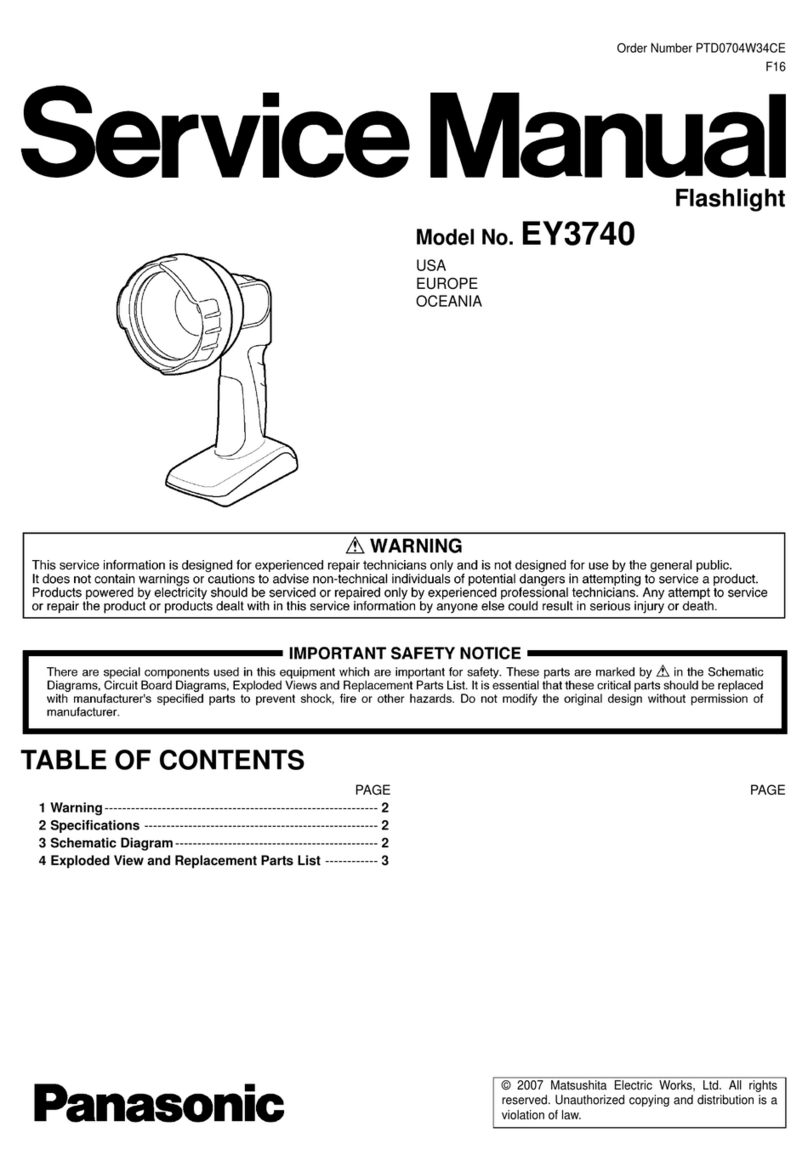 Panasonic EY3740 Manuel utilisateur Panasonic EY3740 Manuel utilisateur