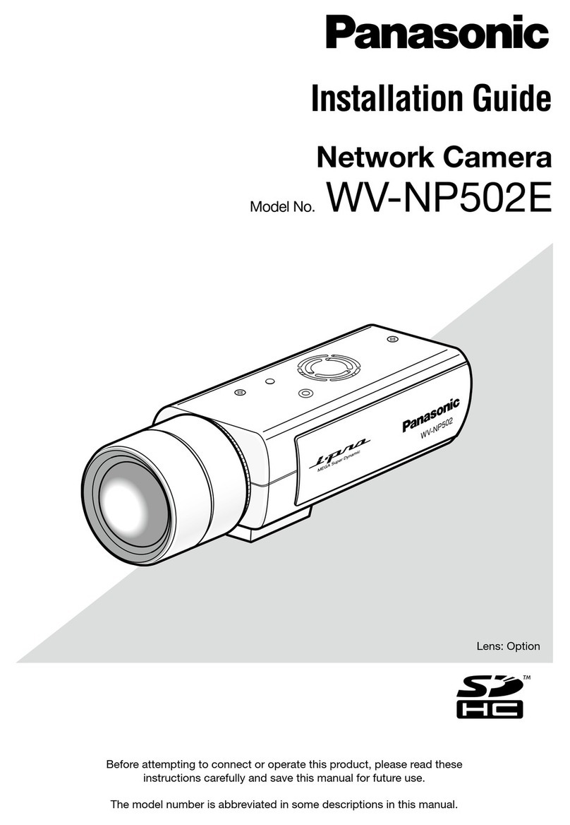 Panasonic WV-NP502E Manuel utilisateur