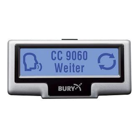 BURY CC 9060 Smart Manuel utilisateur