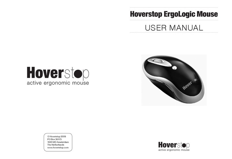 Hoverstop ErgoLogic Mouse Manuel utilisateur