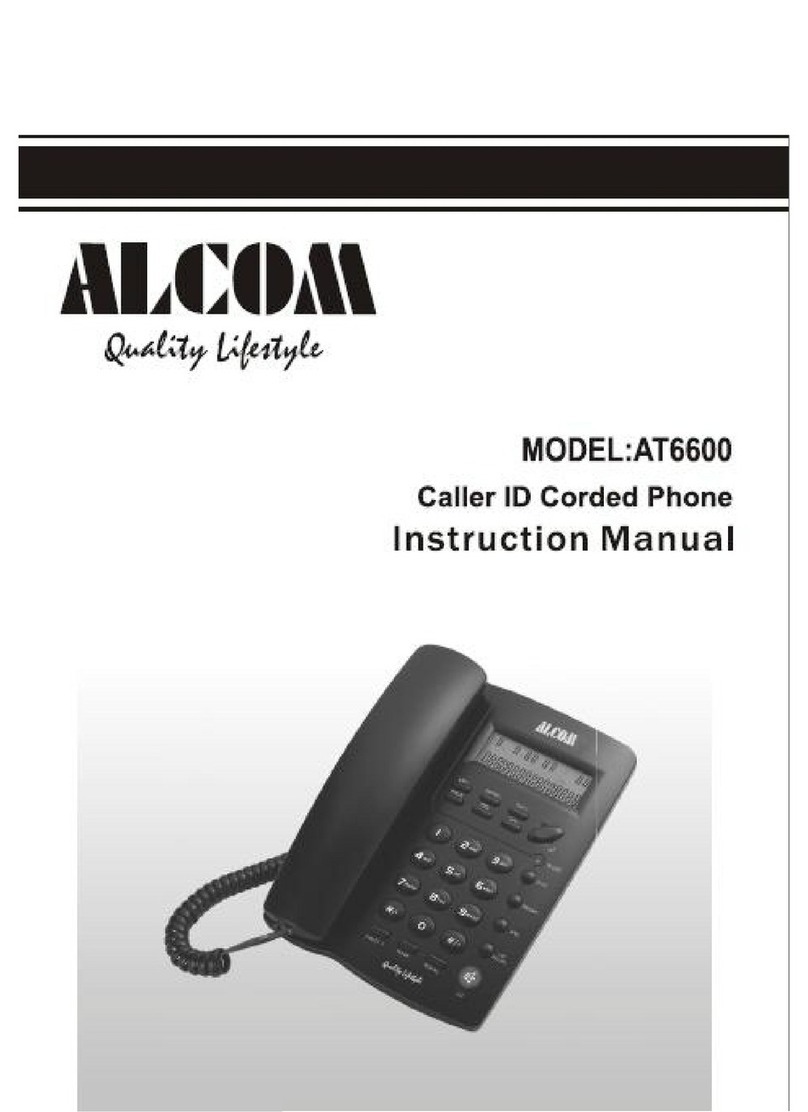 ALcom AT6600 Manuel utilisateur