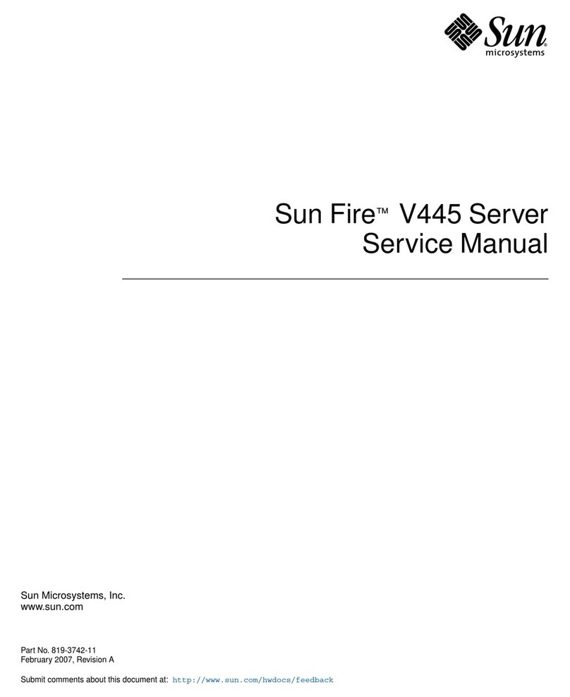 Sun Microsystems Sun Fire V445 Manuel utilisateur
