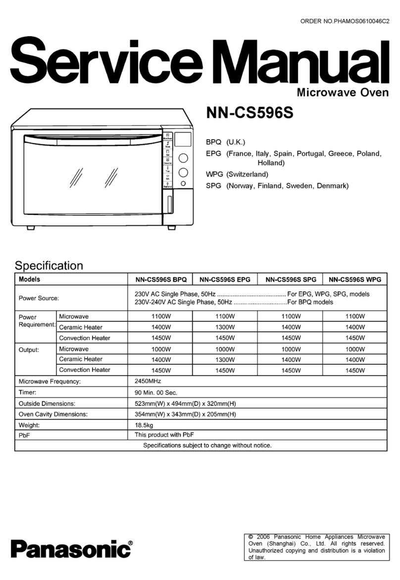 Panasonic NN-CS596S Manuel utilisateur