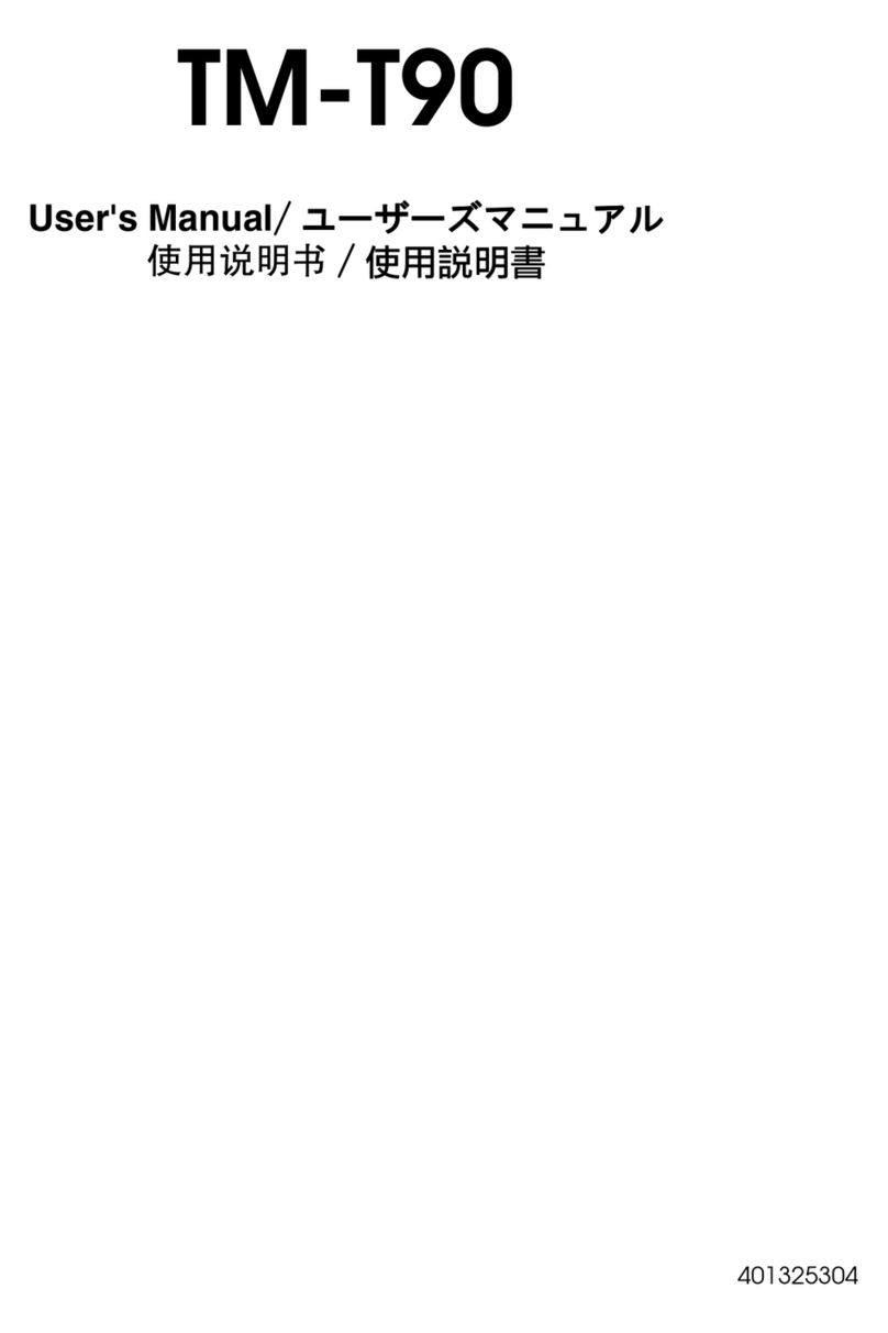 Seiko TM-T90 Manuel utilisateur