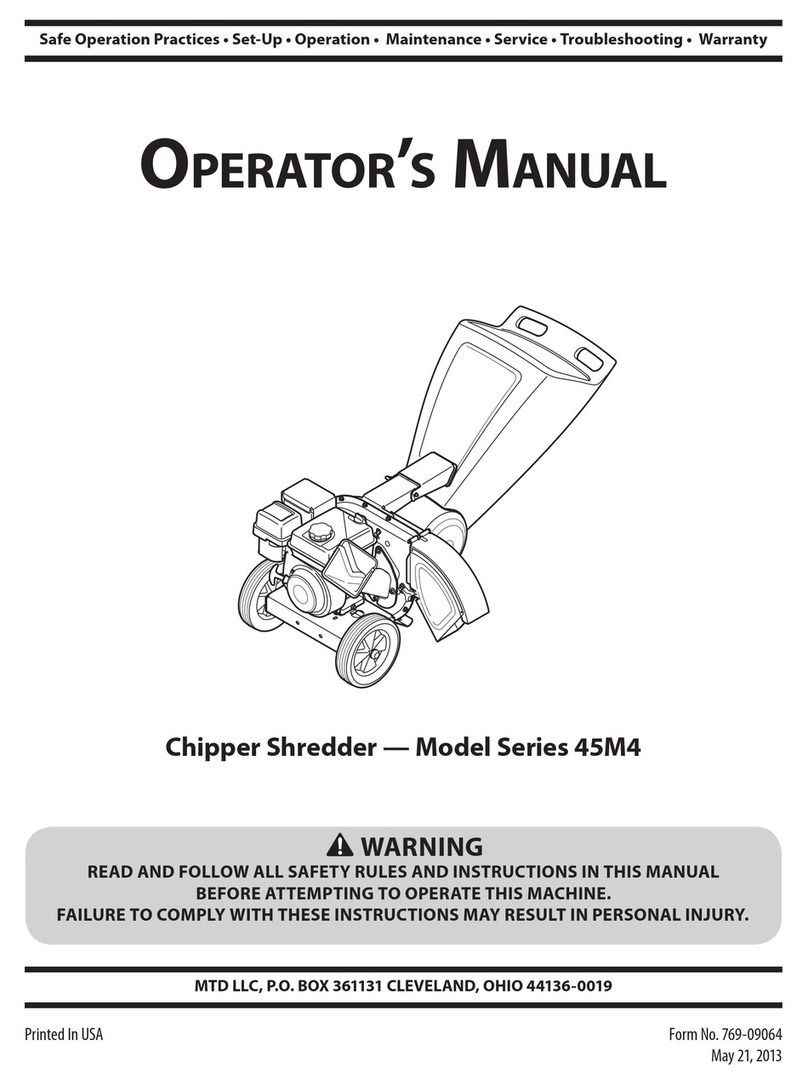 MTD 45M4 Series Manuel utilisateur