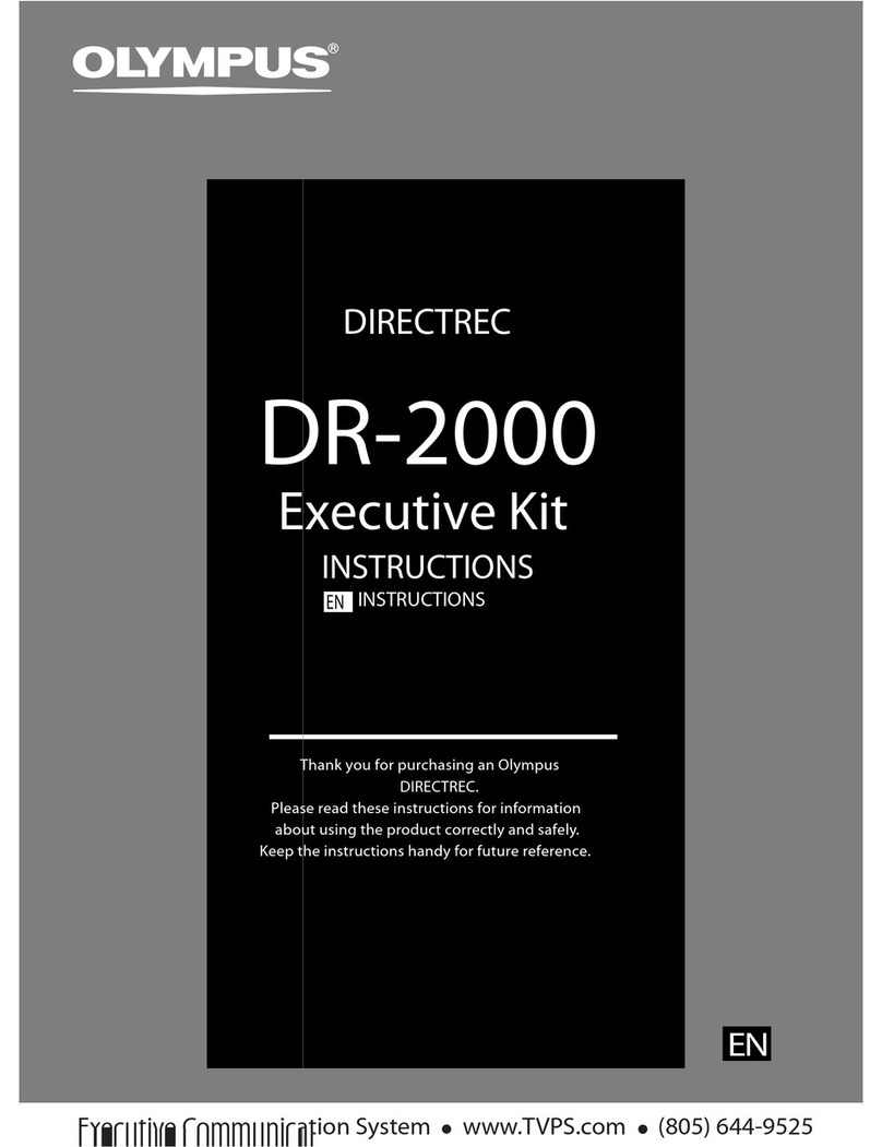 Olympus DR-2000 Executive Kit Manuel utilisateur