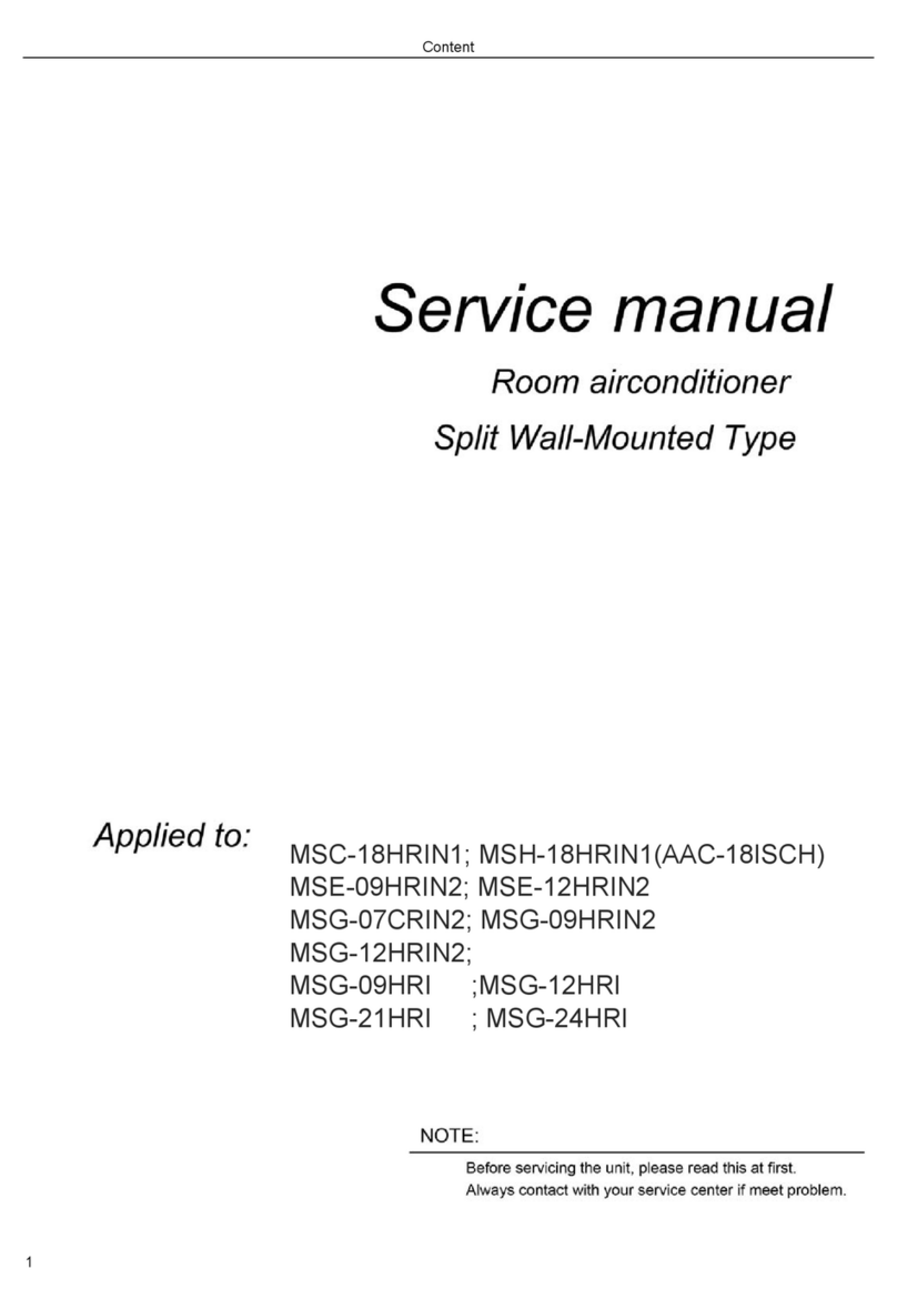 Midea MSC-18HRIN1 Manuel utilisateur