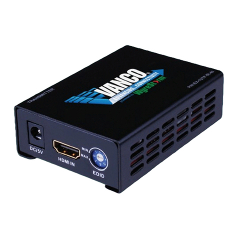 Vanco VPW-280572 Manuel utilisateur