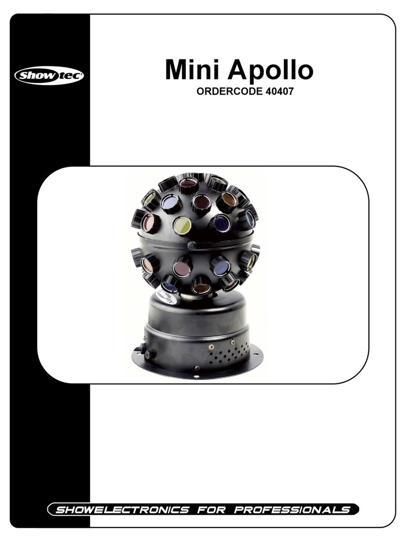 Show Tec Mini Apollo Manuel utilisateur
