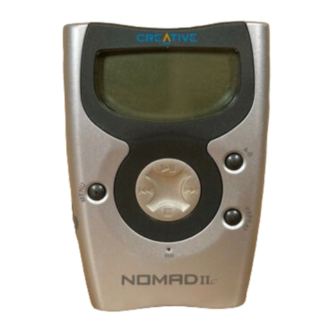 Creative NOMAD II Manuel utilisateur