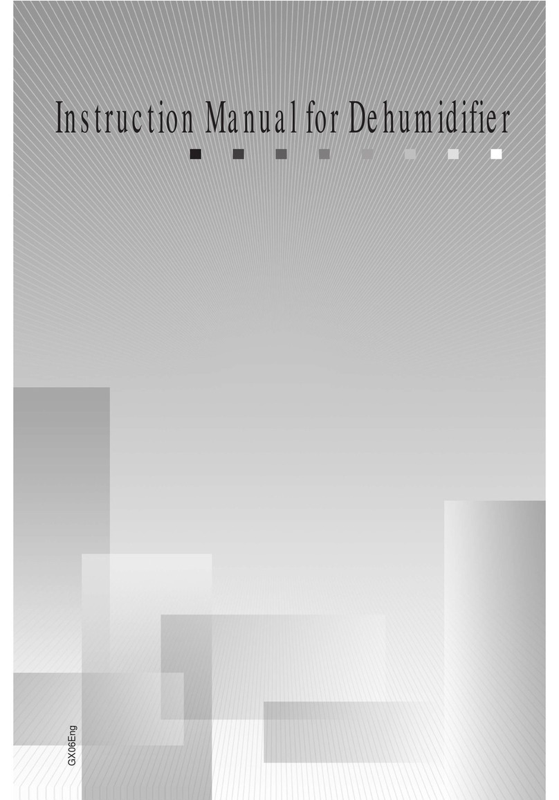 CALOR Dehumidifier Manuel utilisateur