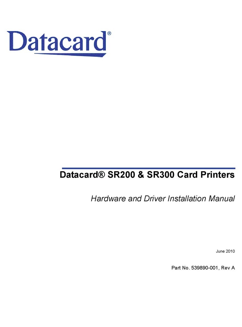 DataCard SR200 Instructions de montage