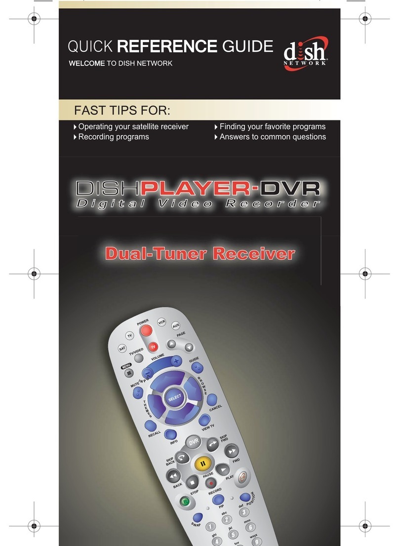 Dish Network Dish Player-DVR Manuel utilisateur