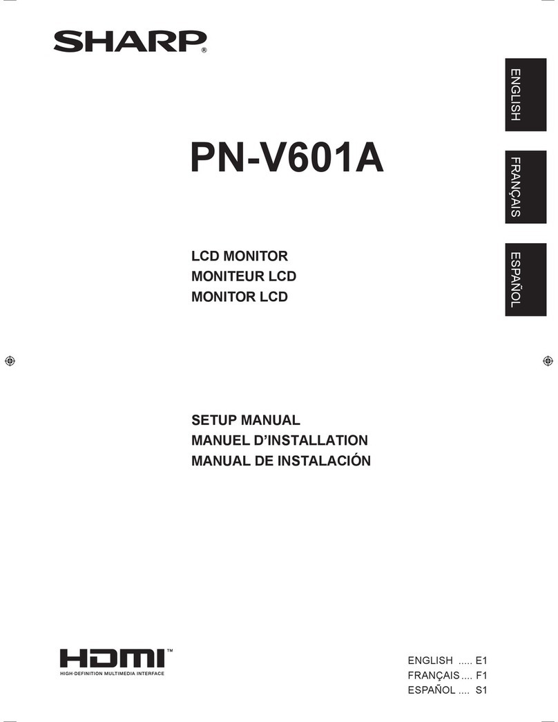 Sharp PN-V601A Guide de l'utilisateur