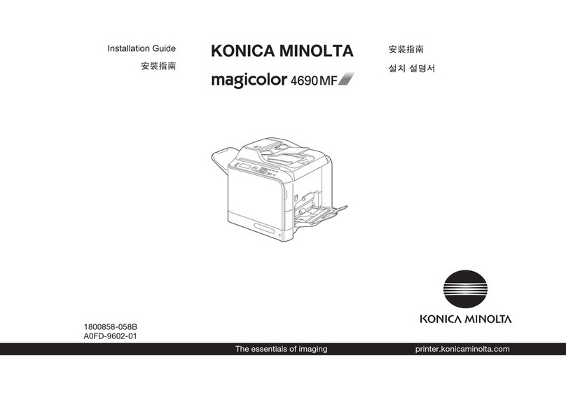 Konica Minolta magicolor 4690MF Manuel utilisateur
